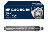 MP C300 MP C400 MP C401 - Cartuchos de tóner compatibles con Ricoh Aficio 841550 841299 841551 841300 841552 841301 841553 841302 de Ricoh MPC300 C400. MPC401 MP C300SR MP C401SR (Negro)
