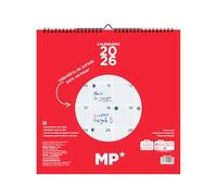 MP-Calendario de pared 2026 Mes Vista Enero - Diciembre (12 meses), Planejamento anual 2026, Planificador mensual Neutro - Férias em Portugal,30x30cm
