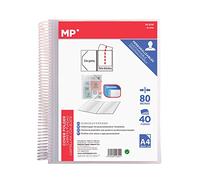 Mp - Carpeta Clasificadora con Anillas, 40 Fundas A4 con Portada Personalizable