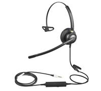 (MP) CF71 Monaural Earbud Earphone Single ear Headset Phone Great for Telemarketing HandsFree Communication