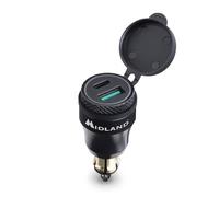 MP-DIN USB-C | Cargador/alimentador 12 / 24V con Toma USB-C para Motos, automóviles, autocaravanas