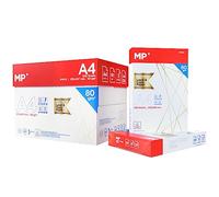 MP - Folios A4 80gr, 2500 Hojas, Blanco Premium para Impresora Multifunción, Din A4, para Uso de Oficina, Material Escolar, Paquete de Folios, Papel de Impresión Multiusos