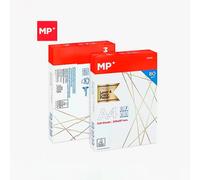 MP - Folios A4 80gr 500 Hojas Premium, Papel Fotográfico Para Impresora Multifunción, Material De Oficina Y Papelería, Material Escolar, 1 Paquete Blanco, Din A4 Imprimir