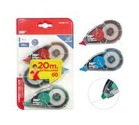 MP Juego de cintas correctoras extralargas de 20 m marca tóxicas - Incluye 3 cintas correctoras de colores