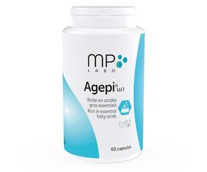 MP Labo Agepi® ω3 60 cápsulas - Rico en ácidos grasos esenciales - Perro y Gato