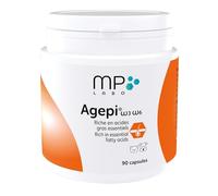 MP Labo Agepi® Omega 3 Omega 6-90 cápsulas para Perros y Gatos - Rico en ácidos grasos Esenciales y vitaminas A y E