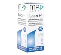 MP Labo Lacri+® 10 ml - Lubricante y protector ocular para perros y gatos - Solución a base de hialuronato sódico reticulado sin conservantes