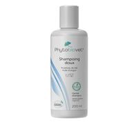MP Labo Phytobiovet® Champú suave para perros y gatos 200 ml - Con proteínas de trigo y aceite de argán - Certificado por Ecocert como producto ecológico para el cuidado de los animales