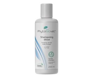 MP Labo Phytobiovet® Champú suave para perros y gatos 200 ml - Con proteínas de trigo y aceite de argán - Certificado por Ecocert como producto ecológico para el cuidado de los animales