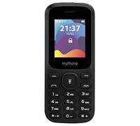 MP myPhone Fusion teléfono móvil Teclas Grandes Pantalla a Color de 1,77" Batería de 600 mAh Linterna Dual SIM Radio Bluetooth Teléfono móvil para Personas Mayores Teclas iluminadas Negro