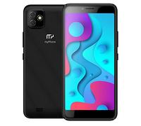 MP myPhone Smartphone Fun 9, Pantalla de 5.45", Pantalla panorámica, batería 2800 mAh, Cámara de 8 Mpx, Red 4G LTE, 2 GB de Memoria RAM, 16 GB, Android 11 go Edition, Doble SIM, GPS, Negro