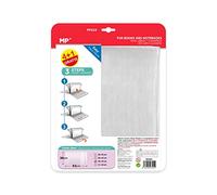 MP- Pack 5 Unidades, Forro Libros Transparente, Autoadhesivo, con Solapa Ajustable a Diferentes Anchuras, Forro de Libros Fácil de Colocar, Protector de Libros y Cuadernos, Medidas 30x53cm