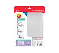 MP - Pack 5 Unidades, Forro Libros Transparente, Autoadhesivo, con Solapa Ajustable a Diferentes Anchuras, Forro de Libros Fácil de Colocar, Protector de Libros y Cuadernos, Medidas 31x53cm