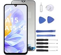 MP+ Pantalla de repuesto A15 para Samsung Galaxy A15 4G/A15 5G con kit de herramientas de reparación, pantalla táctil LCD digitalizador Asamblea para SM-A155F, SM-A156B, reparación rota, no sensible o