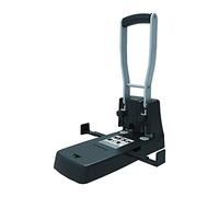 MP - Perforadora Papel Profesional 150 Hojas de Gran Capacidad,Taladradora Papel 2 Agujeros Mango Extendido para Operación con Poco Esfuerzo y Regleta de Tope Ajustar Folios A5 A4 A3