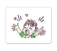 MP04 Stay Strong, BE Positive - Alfombrilla para ratón, diseño con base de caucho