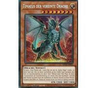 MP23-DE003 - Timaeus el dragón unido - Secret Rare - Alemán - 1ª edición - 25th Aniversary Tin: Dueling Heroes Mega Pack Tarjetas Individuales - con protección de envío MZTCG