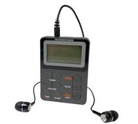 Mp3 de la radio de Fm del bolsillo, radio Fm de Digitaces multifuncionales - Reproductor de MP3 portátil - Radio Función de temporizador de apagado Altavoz multimedia para programas de radio Programas