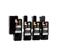 MpbUNjg Cartucho de tóner a Color Compatible con DELL C1760 C1760nw C1765 C1765nf C1765nfw 332-0407 332-0410 332-0409 332-0408 con Chips(C)