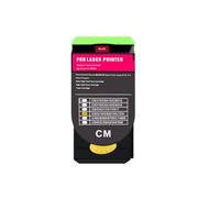 MpbUNjg Cartucho de tóner de 4 Colores Compatible con Impresora CS317 CS317dn CS417 CS417dn CS517 CS517de(Magenta)
