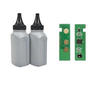 MpbUNjg Chip Compatible de Polvo de tóner Negro para CLT-K404S K404S Clt404s, Compatible con impresoras láser C430 C430W C433W C480 C480FN C480FW C480W(2Toner 2chip)
