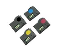MpbUNjg Chip de reinicio de tóner con Cubierta, Juego de 4 Uds. Compatible con Cartucho C1660W C1660 332-0399 332-0400 332-0401 332-0402 WW