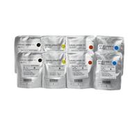 MpbUNjg Paquete de 4 Polvos de Material revelador compatibles con C2004, MPC2004, MPC2504, C3003, MPC3004, MPC3504, MPC4504, MPC5504, MP6004
