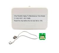 MpbUNjg Reiniciador de Chips de Tanque de Mantenimiento SC13MB S210057 Compatible con Epson SureColor T3170 T5170 F570 500 F571 T3180 5180 T2100 T3100 T5100