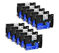 MPDACJGY Cintas De Etiquetas TZ-231 En Negro sobre Blanco, Compatibles con Impresoras De Etiquetas, Paquete Múltiple De 6 Mm/9 Mm/12 Mm/18 Mm/24 Mm (Paquete De 10 O 20)