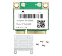 MPE-AX3000H Wi-Fi 6 con tarjeta PCIe Bluetooth 5.2, 574Mbps + 2.4Gbps AX3000, 160MHz, OFDMA, MU-MIMO, para ordenador portátil, baja latencia para juegos/streaming, compatible con Windows 10/11 de 64