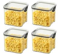 MPENGOZ Juego de recipientes herméticos para Almacenamiento con Tapas duraderas, Botes de Cocina sin BPA para harina y azúcar, prácticas Cajas para almacenar Alimentos