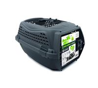 MPETS Transportín Eco Giro S Gato Gris Oscuro Plástico