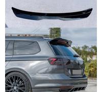 MPGOOD Alerón Trasero ABS para VW Passat B8 Estate 2015 + extensión del alerón de Techo Brillante, alerón Trasero de Coche para Passat r-Line B8,Glossy Black