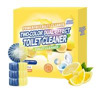 Mpiador WC, Desincrustante WC Inodoro, Pastillas para Cisterna con Aroma a Limón, Fórmula Bicolor con Doble Acción que Garantiza una Limpieza Profunda y un Aroma Duradero, Previene la Suciedad