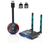 MpioLife 4K/5G HDMI Inalámbrico Transmisor y Receptor Kit, Receptor de Streaming de Video y Audio Cast Desde Ordenador Portátil/PC/Cámara/DVD a HDTV/Proyector/Monitor