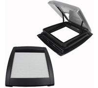 MPK VisionStar M - Claraboya de cristal transparente tintado, 40 x 40 cm, Edición Negra