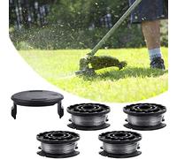 MplehDa 4 bobinas de hilo para cortabordes compatibles con Bosch Φ1,60 mm 4,0 m, bobina para cortabordes Bosch ART 23 SL/ART 26 SL y 1 recambio F016F04557