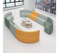 MPLFHSYOS Banco tapizado de Cuero, sofá Modular, Asiento de salón con cojín Acolchado Suave for Centro de formación y guardería.(480x320cm)