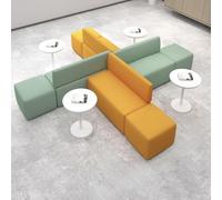 MPLFHSYOS Banco tapizado de Cuero, sofá Modular, Asiento de salón con cojín Acolchado Suave for Centro de formación y guardería.(376x376cm)