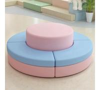 MPLFHSYOS Banco tapizado de Cuero, sofá Modular, Asiento de salón con cojín Acolchado Suave for Centro de formación y guardería.(200x200cm)