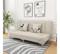 MPLFHSYOS Cómodo Sofá De Tela, Moderno Y Sencillo, con Patas De Madera Natural, Ideal para Vivir Solo, Estilo Escandinavo Moderno, para 2 O 3 Personas(K,120cm)