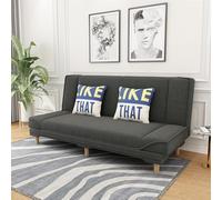 MPLFHSYOS Cómodo Sofá De Tela, Moderno Y Sencillo, con Patas De Madera Natural, Ideal para Vivir Solo, Estilo Escandinavo Moderno, para 2 O 3 Personas(P,120cm)