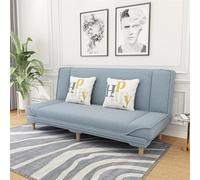 MPLFHSYOS Cómodo Sofá De Tela, Moderno Y Sencillo, con Patas De Madera Natural, Ideal para Vivir Solo, Estilo Escandinavo Moderno, para 2 O 3 Personas(D,150cm)