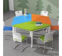 MPLFHSYOS Conjunto de Mesa Hexagonal for formación: Mesa colaborativa de 6 plazas for Actividades grupales, Sala de Lectura, Espacio de creación y Laboratorio de Ciencias.(E1.6)