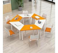 MPLFHSYOS Conjunto de Mesa Hexagonal for formación: Mesa colaborativa de 6 plazas for Actividades grupales, Sala de Lectura, Espacio de creación y Laboratorio de Ciencias.(B1.6)