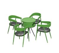 MPLFHSYOS Gimnasio, Área De Descanso, Bar, Mesa For Sentarse, Tienda, Recepción, Ocio, 4 Sillas, Isla Redonda, Catering, 4 Asientos De Esponja, Mesa De Negocios(I)