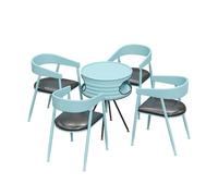 MPLFHSYOS Gimnasio, Área De Descanso, Bar, Mesa For Sentarse, Tienda, Recepción, Ocio, 4 Sillas, Isla Redonda, Catering, 4 Asientos De Esponja, Mesa De Negocios(G)