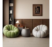 MPLFHSYOS Sillón Giratorio con Giro De 360°, Sillóns Redondo Tipo Barril, Sillóns De Ocio, Sillón Decorativo, Duradero Y Resistente A Las Deformaciones(E)