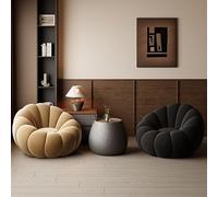 MPLFHSYOS Sillón Giratorio con Giro De 360°, Sillóns Redondo Tipo Barril, Sillóns De Ocio, Sillón Decorativo, Duradero Y Resistente A Las Deformaciones(I)