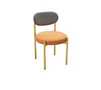 MPLFHSYOS Sofá Informal Minimalista, Juego de Mesa y Silla con Cabina de reuniones for Sala de Estar, Espuma de Alta resiliencia, for cafetería, Restaurante, Tienda de postres(Orange,83 * 43 * 35cm)